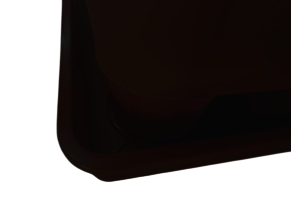 Plato Para Macetero cuadrado PC30de Color Negro