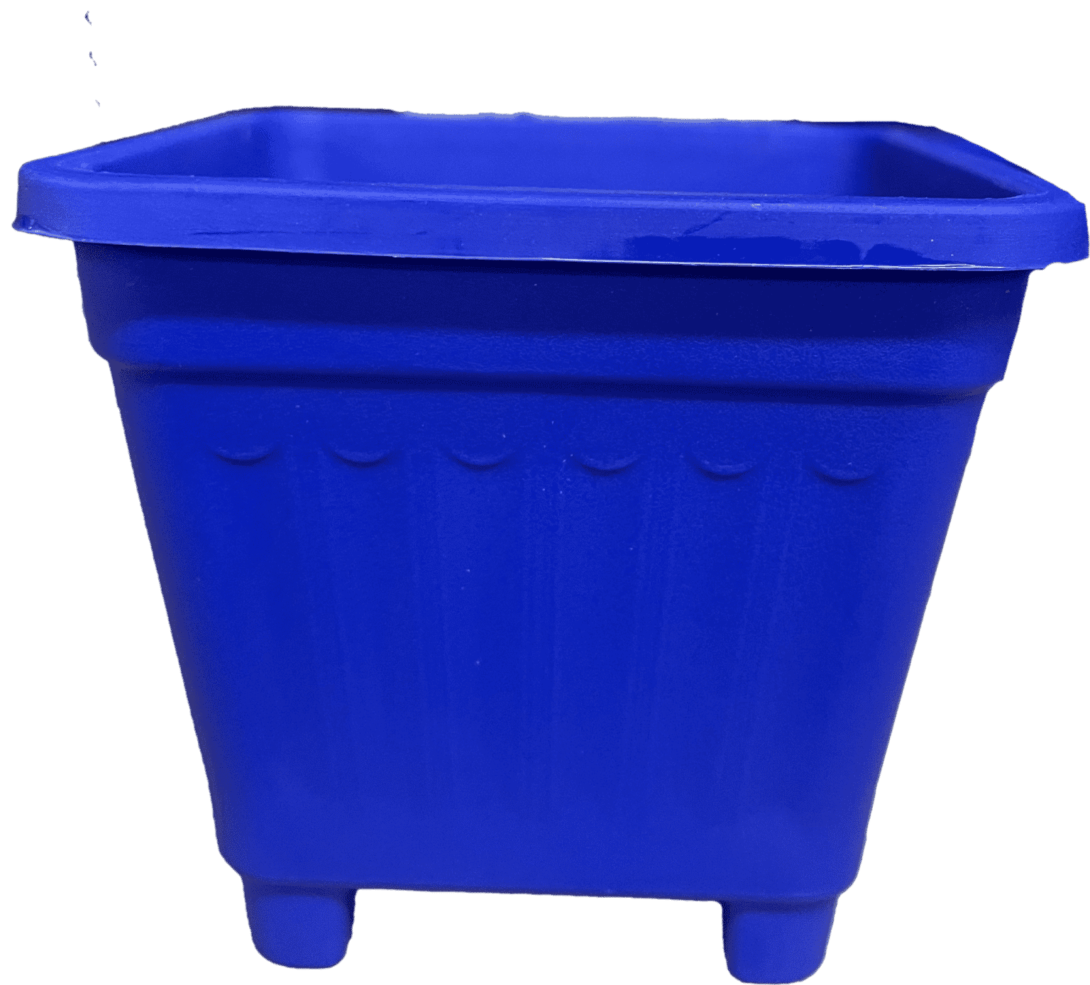 Macetero Cuadrado Azul