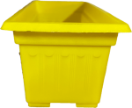 Jardinera Mini Color Amarillo de 16×6 cm 10 Unidades - Imagen 2