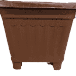 Macetero Cuadrado Café 30 Cm