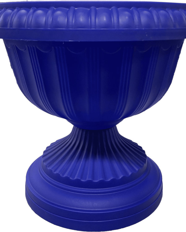 Macetero Tipo Copa Color Azul
