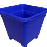 Macetero Cuadrado Azul 10 Cm