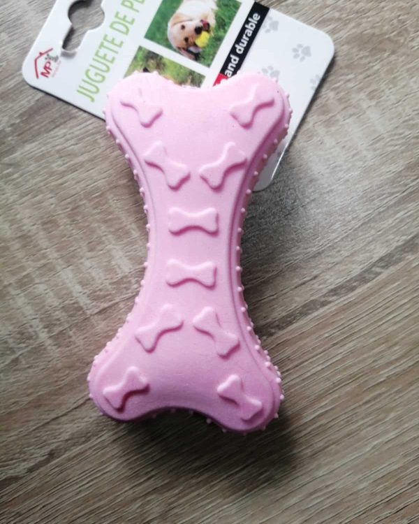 Hueso de Goma Grueso Rosado