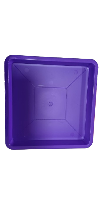 Plato Para Macetero cuadrado PC22 de Color Morado