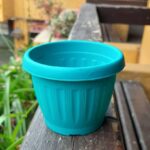 Macetero M6.5 redondo color Turquesa