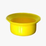 Macetero Redondo A Color Amarillo