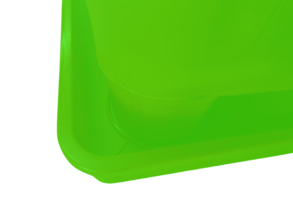 Plato Para Macetero cuadrado PC40de Color Verde