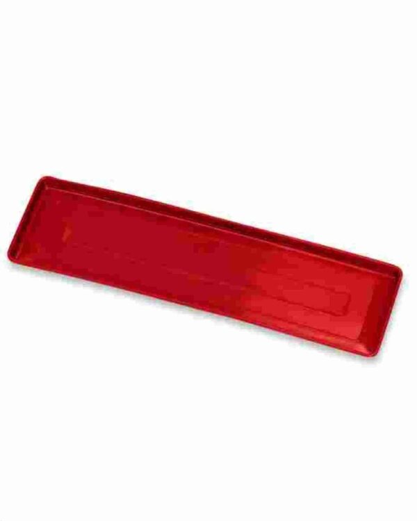 Plato Para Jardinera de Reja 45 Color Rojo