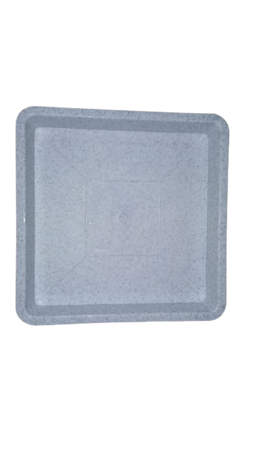 Plato Para Macetero cuadrado PC50 de Color Marmol