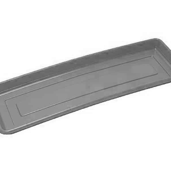 Plato Para Jardinera de Reja 60 Color Gris