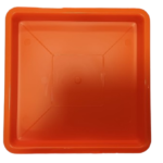 Plato Para Macetero cuadrado PC30de Color Naranja
