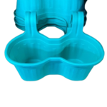 Jardinera de Balcón Doble Triple Turquesa