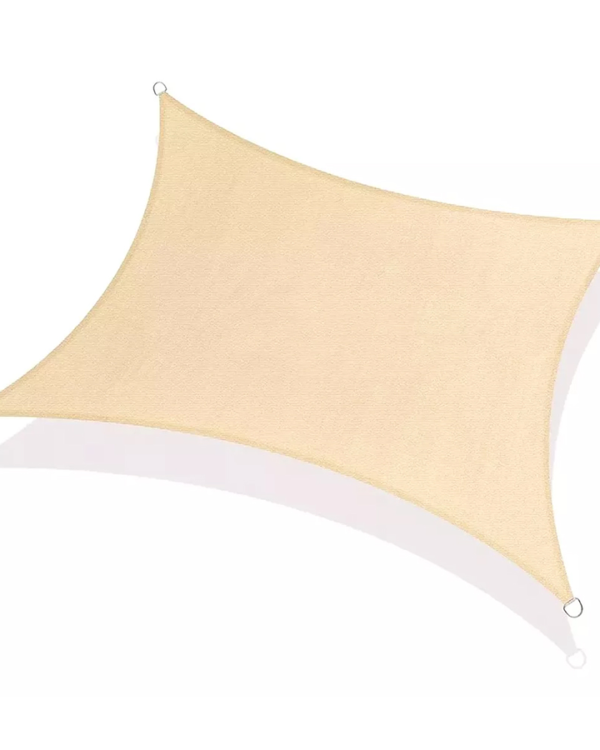 Toldo Vela de tela Sombra Cuadrada 4 X 4 Mts Sombreadora