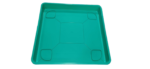 Plato Para Macetero cuadrado PC40de Color Turquesa