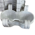 Jardinera de Balcón Doble Triple Color Mármol