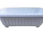 Jardinera Color Mármol Con Diseño