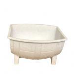 Macetero Mini Barril Color Mármol 18 Cm