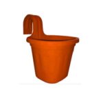 Jardinera Simple de Balcón Naranja