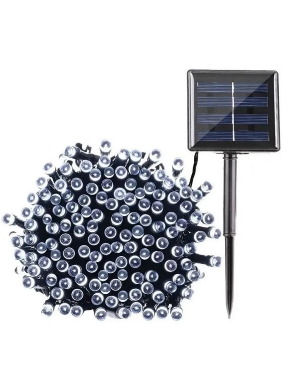 Luces Guirnalda Solar 200 Led Rgb 20 Metros