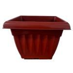 Macetero Cuadrado Color Terracota