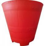 Macetero Modelo Barril Color Rojo 23 cm
