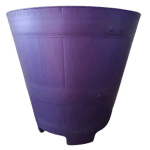 Macetero Modelo Barril Color Morado 23 cm