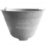 Macetero Modelo Barril Color Mármol 52 cm