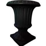 Macetero Tipo Copa Romana Negra