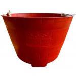 Macetero Modelo Barril Color Rojo 52 cm