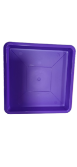 Plato Para Macetero cuadrado PC22 de Color Lavanda