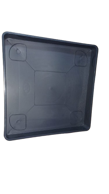 Plato Para Macetero cuadrado PC40de Color Gris