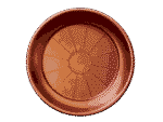 Plato Para Macetero Redondo P19 de Color Cobre - Imagen 4