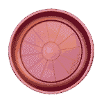 Plato Para Macetero Redondo P19 de Color Cobre