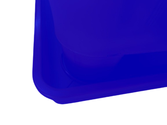 Plato Para Macetero cuadrado PC40de Color Azul