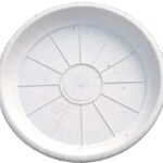 Plato Para Macetero Redondo P35 de Color Mármol