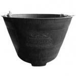 Macetero Modelo Barril Color Negro 52 cm