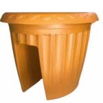 Macetero Para Baranda Color Naranjo