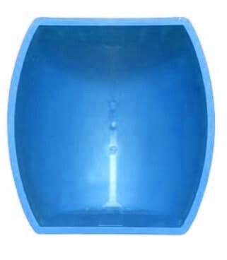 Macetero Mini Barril Color Azul 18 Cm