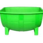 Macetero Mini Barril Color Verde Oscuro 18 Cm