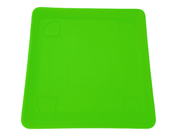 Plato Para Macetero cuadrado PC50 de Color Verde