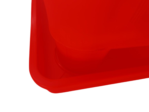 Plato Para Macetero cuadrado PC15 de Color Rojo