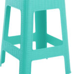 Piso Ratan Color Turquesa